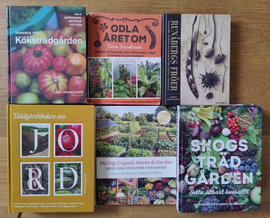 böcker för odlingsinspiration
